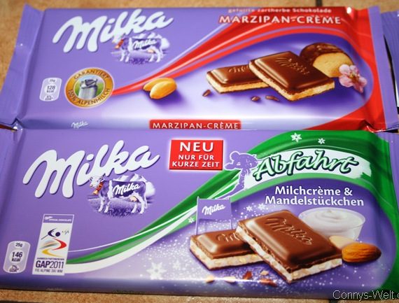 Milka Schokolade – neue Sorten probiert