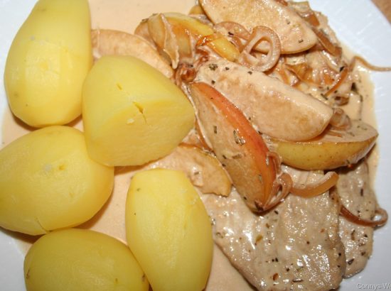 Rezept von Alfred Biolek ausprobiert – Apfel-Zwiebel-Schnitzel