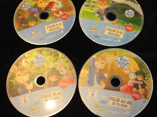 Peter Hase DVD 6 und 7 erschienen sowie Hörspiel CD 2 und 3