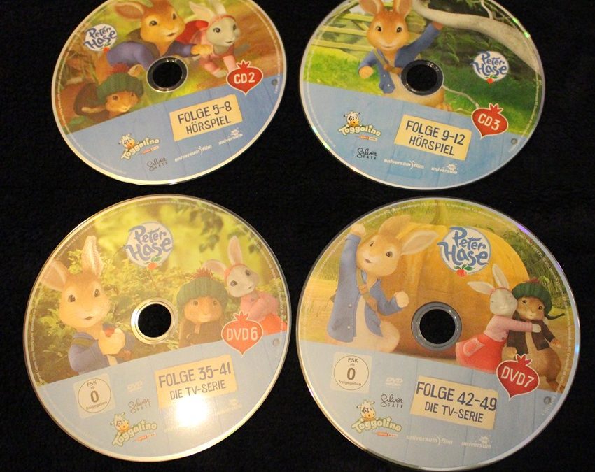 Peter Hase DVD 6 und 7 erschienen sowie Hörspiel CD 2 und 3
