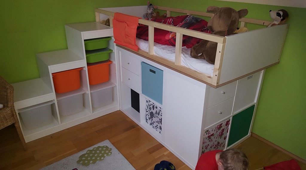 DIY – Kinder Hochbett im Eigenbau | Connys Weblog - Blog ...