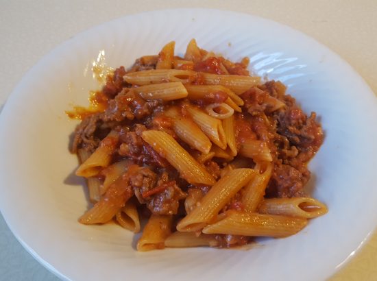 Penne mit Bolognese
